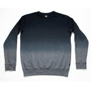 1991 by Cotton On Pullover Sweatshirt Men's SMALL  NAVY BLUE TO GRAY GRADIENT